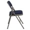Emma and Oliver 4 Pack Home & Office Portable Party Events Padded Metal Folding Chair